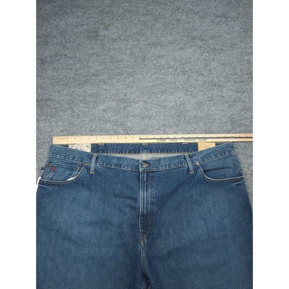 Polo Ralph Lauren Jeans Mens 48B x 32 Blue HAMPTON STRAIGHT Big Tall NWT - Picture 9 of 14